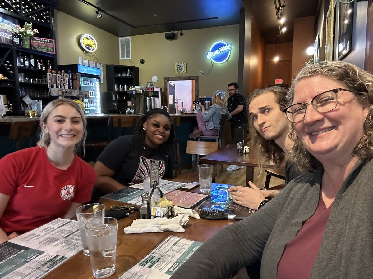 BroncoNSDA's tweet photo. We had a great trip to state with 5 seniors! We competed in rounds, sure. But we also got to do a late-night shopping run for a belt and a shirt, and, for the first time ever at state, we did some karaoke on Friday night!

Fantastic trip with great people! https://t.co/gzYntzwT5A