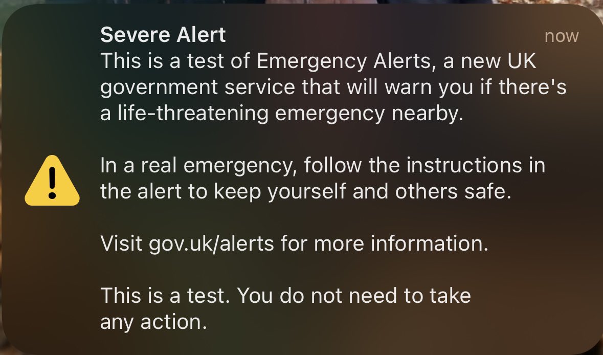 tiftofer's tweet photo. Well that was exciting #emergencyalert https://t.co/52hhFMeF1E