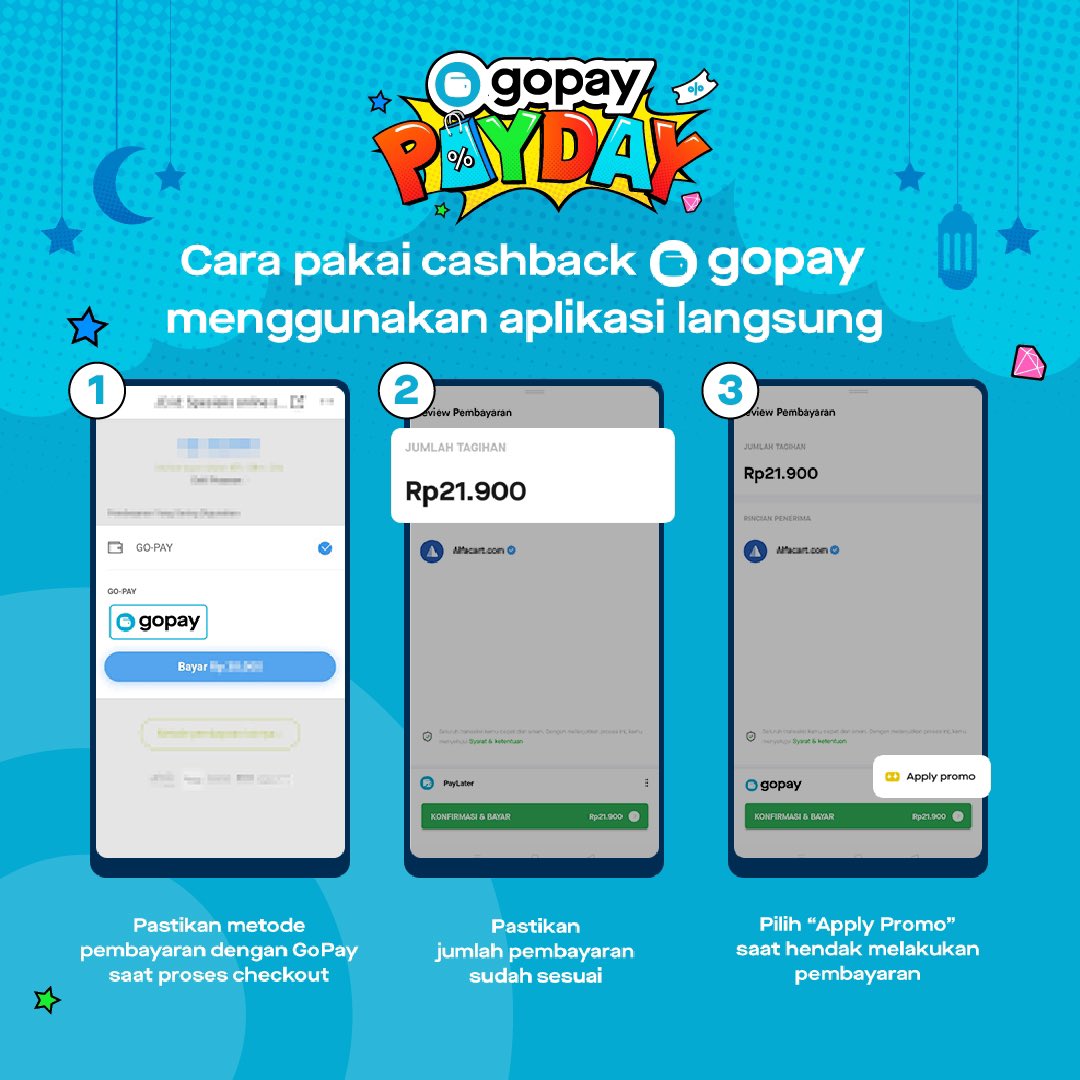 gopayindonesia's tweet photo. Udah siap buat ikutan #GOPAYPAYDAY?

Cek dulu postingan ini buat ikutan siap-siap biar gak ketinggalan dapetin promonya. https://t.co/BmN1aaQhtO