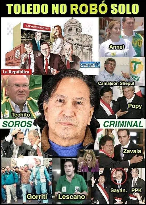 HOY, LLEGÓ AL PERÚ "EL LIBERTADOR DE TERRORISTAS", @LaMarchaDeTodos LADRÓN, FUMON, BORRACHO Y CORRUPTO "ALEJANDRO TOLEDO" PARA RESPONDER A LA JUSTICIA PERUANA. 
"TIEMBLAN SUS SECUACES".
!!!TOLEDO NO ROBO SOLO!!!
<a href="/exitosape/">Exitosa Noticias</a> 
<a href="/ExpresoPeru/">Diario Expreso</a> 
<a href="/MindefPeru/">Mindef Perú</a>
<a href="/congresoperu/">Congreso del Perú 🇵🇪</a>