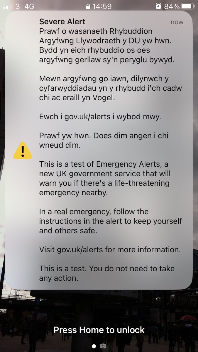 garethaethwy's tweet photo. Waiting for the vaccine 5G nano bot microchip to activate. Nothing yet. How long should I give it? #emergencyalert #ukalert https://t.co/Xk1aWqmdxD