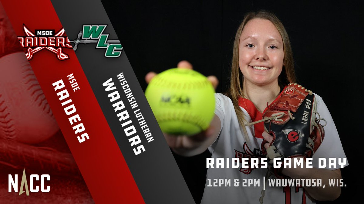 MSOE_Raiders's tweet photo. 🥎@msoe_softball I GAME DAY

The Raiders go for the weekend sweep in NACC play when they take on WLC in Tosa at 12pm and 2pm! 

📺I📊- https://t.co/dyz6gfn9dX

#TheRaiderWay #d3softball https://t.co/jXO5gBzui5