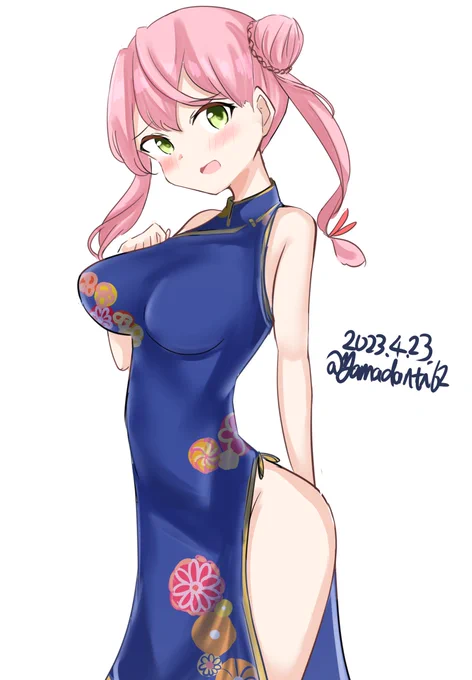#艦これ版深夜の真剣お絵描き60分一本勝負 #艦これ版真剣お絵描き60分一本勝負_20230423明石さん 
