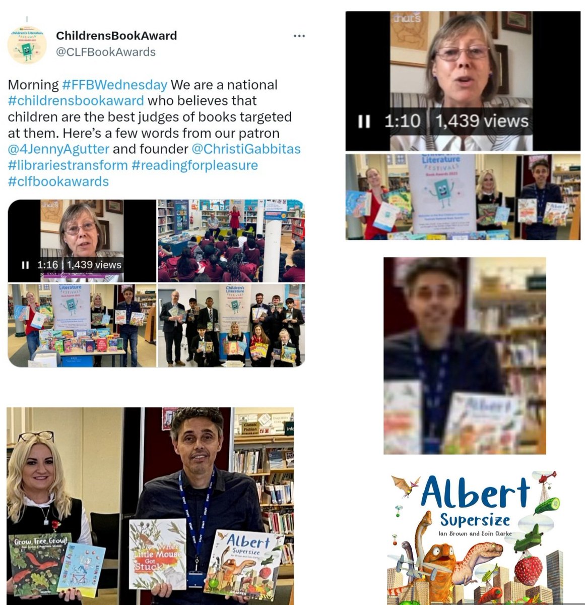 Thrilled to be part of the Children’s Literature Festival @CLFBookAwards supported by brilliant #CalltheMidwife actress @4JennyAgutter with our #ALBERTthetortoise #picturebook ALBERT SUPERSIZE. AlbertTortoise.com
#bookseries #bookaward #illustrations #tortoise #storytime