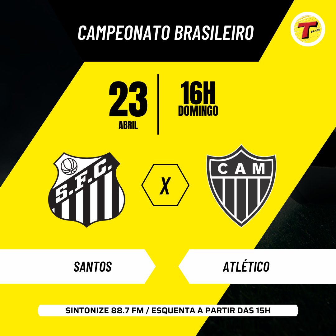 transamericabh's tweet photo. HOJE É DIA DE GALO!

Depois de duas derrotas consecutivas nos ultimos dois jogos, o Galo visita o Santos na Vila Belmiro. A bola rola às 16h, e esse jogão você confere na Transamérica!

Acompanhe em 88.7 FM e no https://t.co/JDYT8fN5fN https://t.co/9UbvDNxFzQ