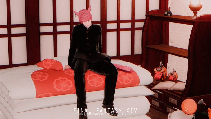 「animal ears on bed」 illustration images(Latest)