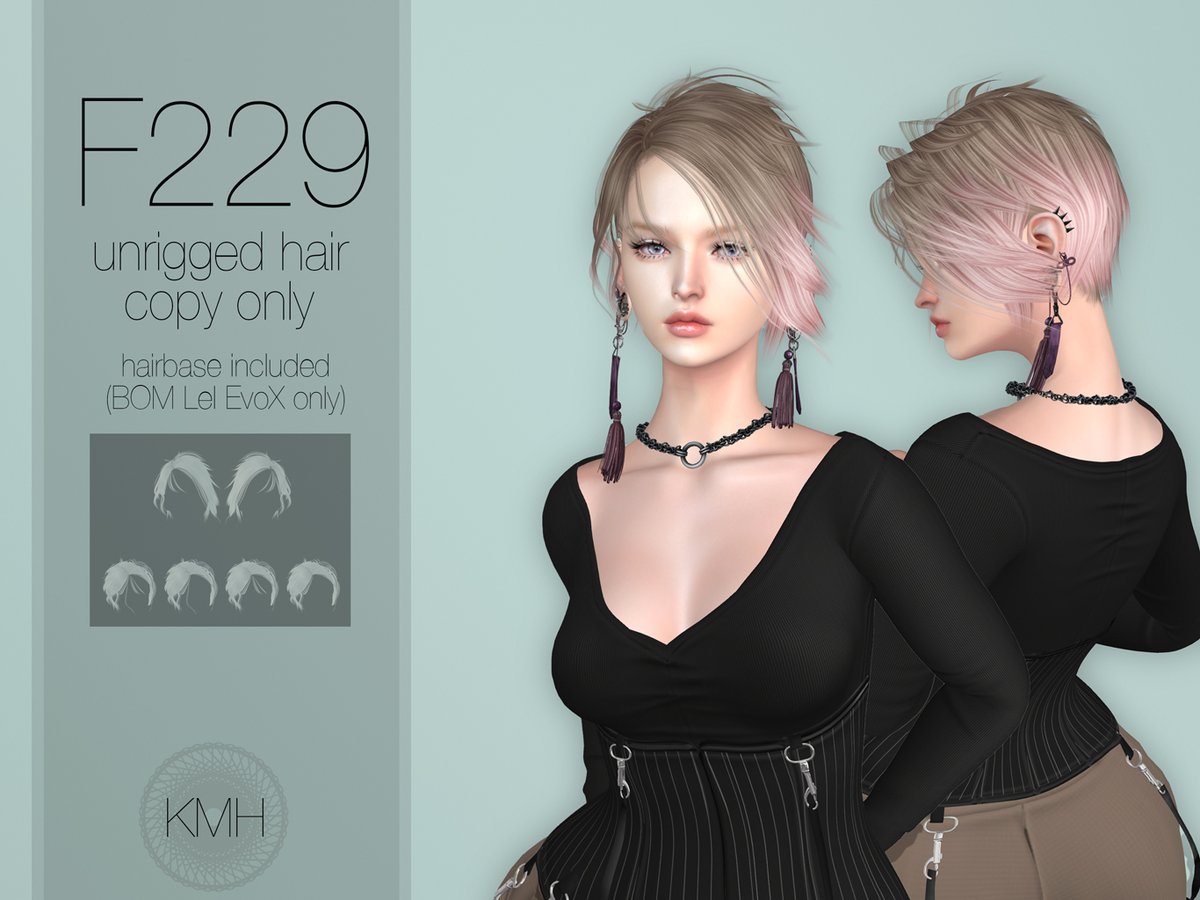 kmh_sl's tweet photo. KMH - Hair F229 @ The Warehouse Sale
opens 23rd Apr

Flickr: https://t.co/DDsGf5AWuj
https://t.co/D7QZLd117A
#SecondLife #Ad https://t.co/JBaVRyPMh7