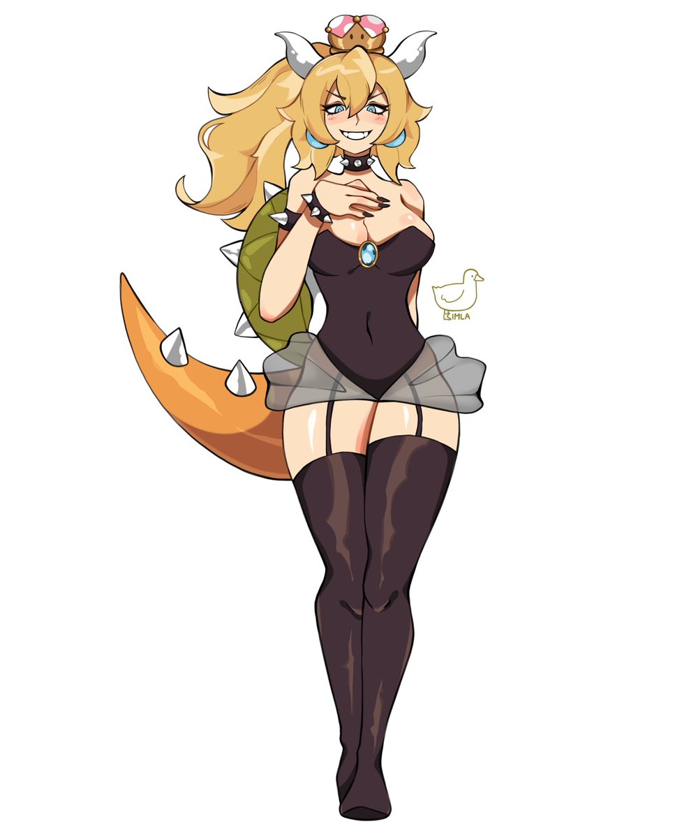 her. 
#bowsette #digitalart