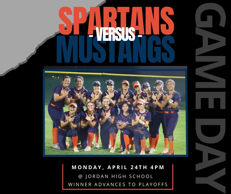We get to play an extra game!!! 
SLHS vs THS @ Jordan HS 
Monday @ 4:00! 
We need our Spartan fans to be loud and pack the stands!!! #UB23
