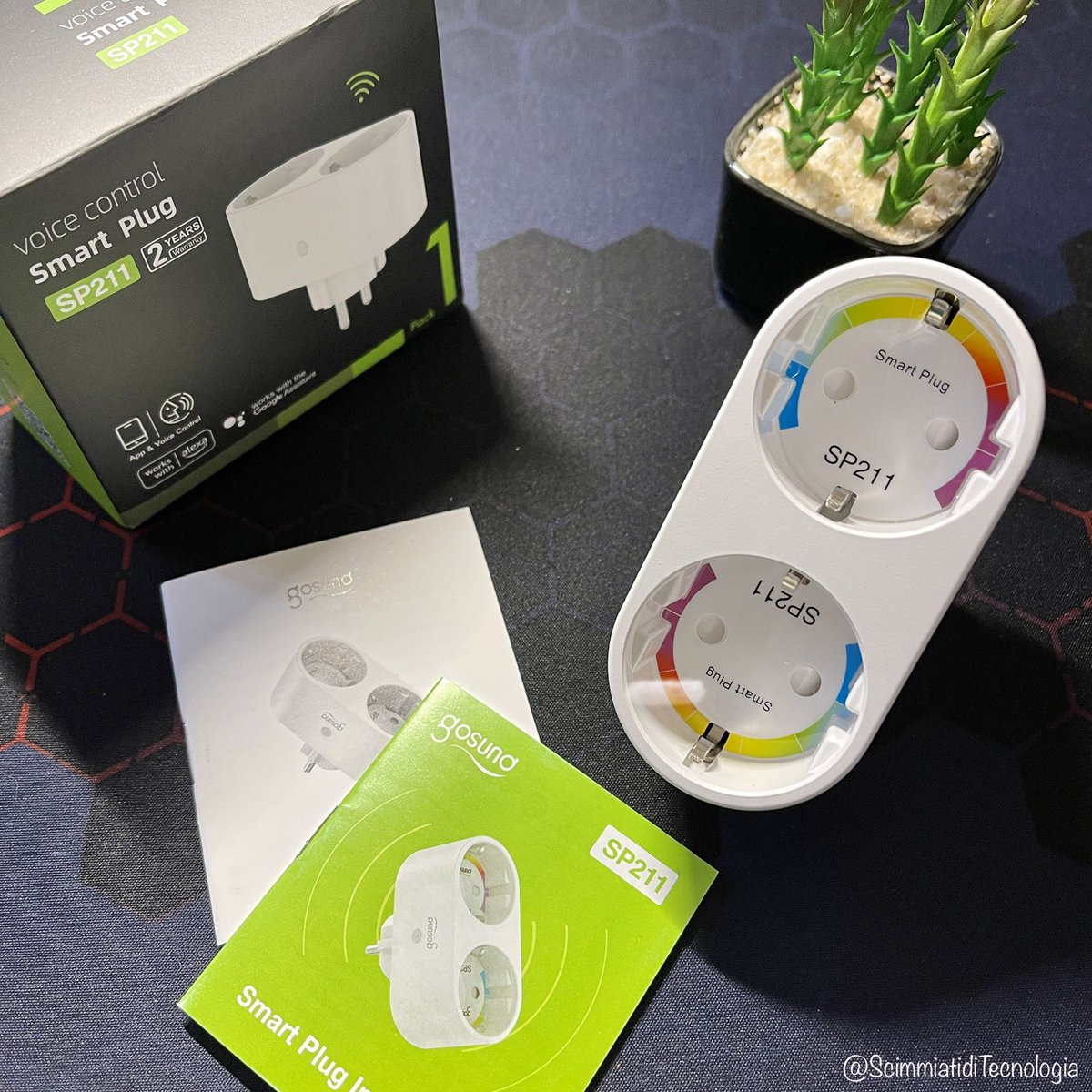 ScdTec's tweet photo. Presa Smart Wifi, 2-in-1 Plug con Monitoraggio di Energia Controllo tramite e APP, Compatibile con Alexa e Google Home
#gosund #presaintelligente #wifi #alexa #googlehome #android #ios #controllovocale #tech #tecnology #scimmiatiditecnologia #geek #instagood #techreview https://t.co/GpVaaJslQW