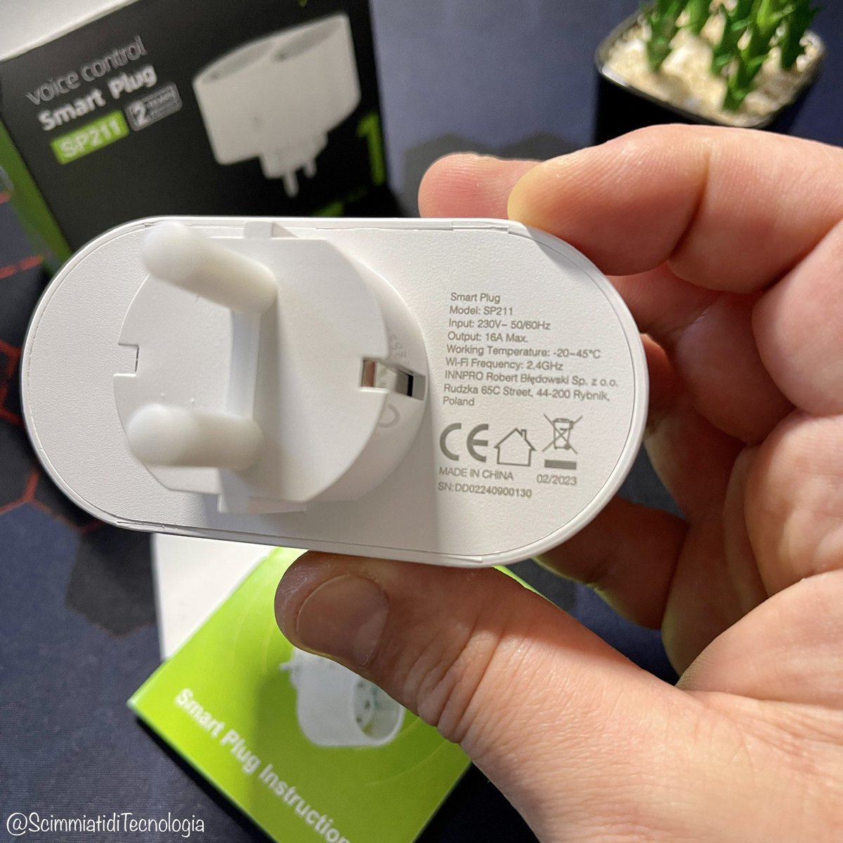 ScdTec's tweet photo. Presa Smart Wifi, 2-in-1 Plug con Monitoraggio di Energia Controllo tramite e APP, Compatibile con Alexa e Google Home
#gosund #presaintelligente #wifi #alexa #googlehome #android #ios #controllovocale #tech #tecnology #scimmiatiditecnologia #geek #instagood #techreview https://t.co/GpVaaJslQW