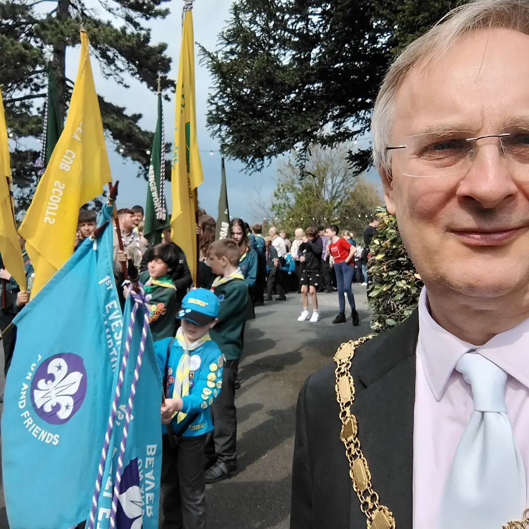 Privileged to be at the annual Scout Association St George's Day parade and service at St Peter's church. instagram.com/p/CrYa1mQsqDj/