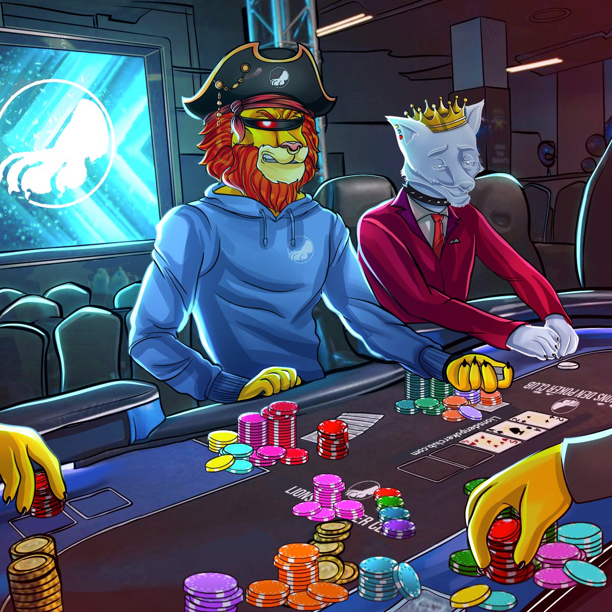 lionsdenpoker's tweet image. LDPC &amp;amp; @RichFoxClub Poker Game 🦁🦊

Today @ 4pm EST ⏰ 

Holders of both projects come together to battle it out on the felt. 

Join our Twitter space @ 3pm EST 


Bounty on @TheBullishTradR 😜💰 

#LDPC #RFC #Poker