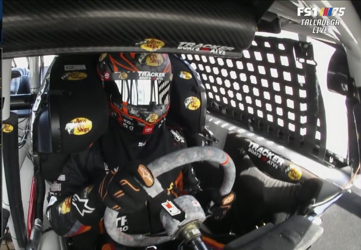 AndyVJeffers's tweet photo. The @BassProShops in-car camera will ride with @MartinTruex_Jr today at @TALLADEGA in the #19 @JoeGibbsRacing Camry. #DriversEye
3:00ET | FOX | #NASCAR75 https://t.co/sW2zIg84j5