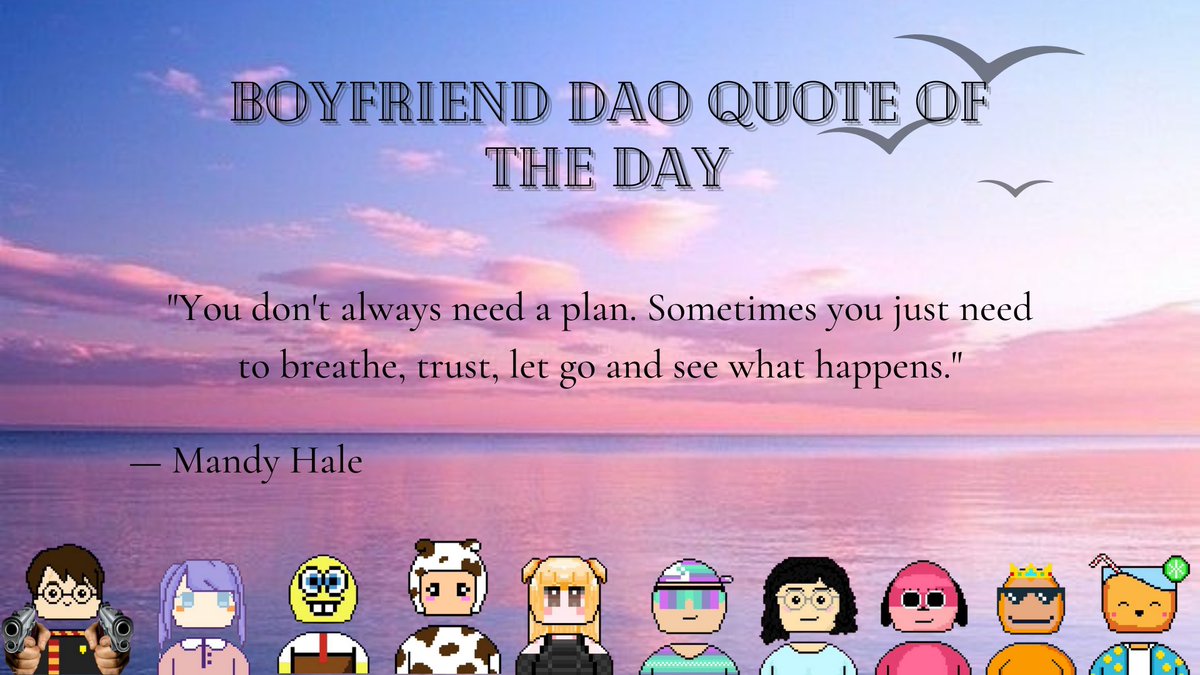 who_anonymouss's tweet photo. Sometimes you just need to breathe, trust and let go. 🥰

GM Boyfriends and Girfriends! 🫡 hope you have a great Sunday. https://t.co/OWIEdAkTuF