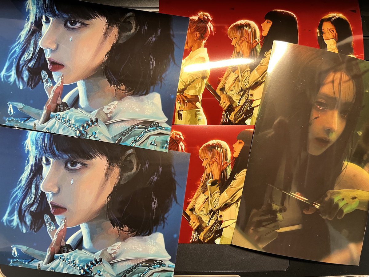 WinterEunhasu's tweet photo. I am tied up today.. and it took me a long time to find a printing box🫠 so I can only print it out in the last few minutes before the deadline but I got these🥳🥹🥹thank you sooooo much I love it!!! @MaePSIGIRL https://t.co/hYBDgFM9Av