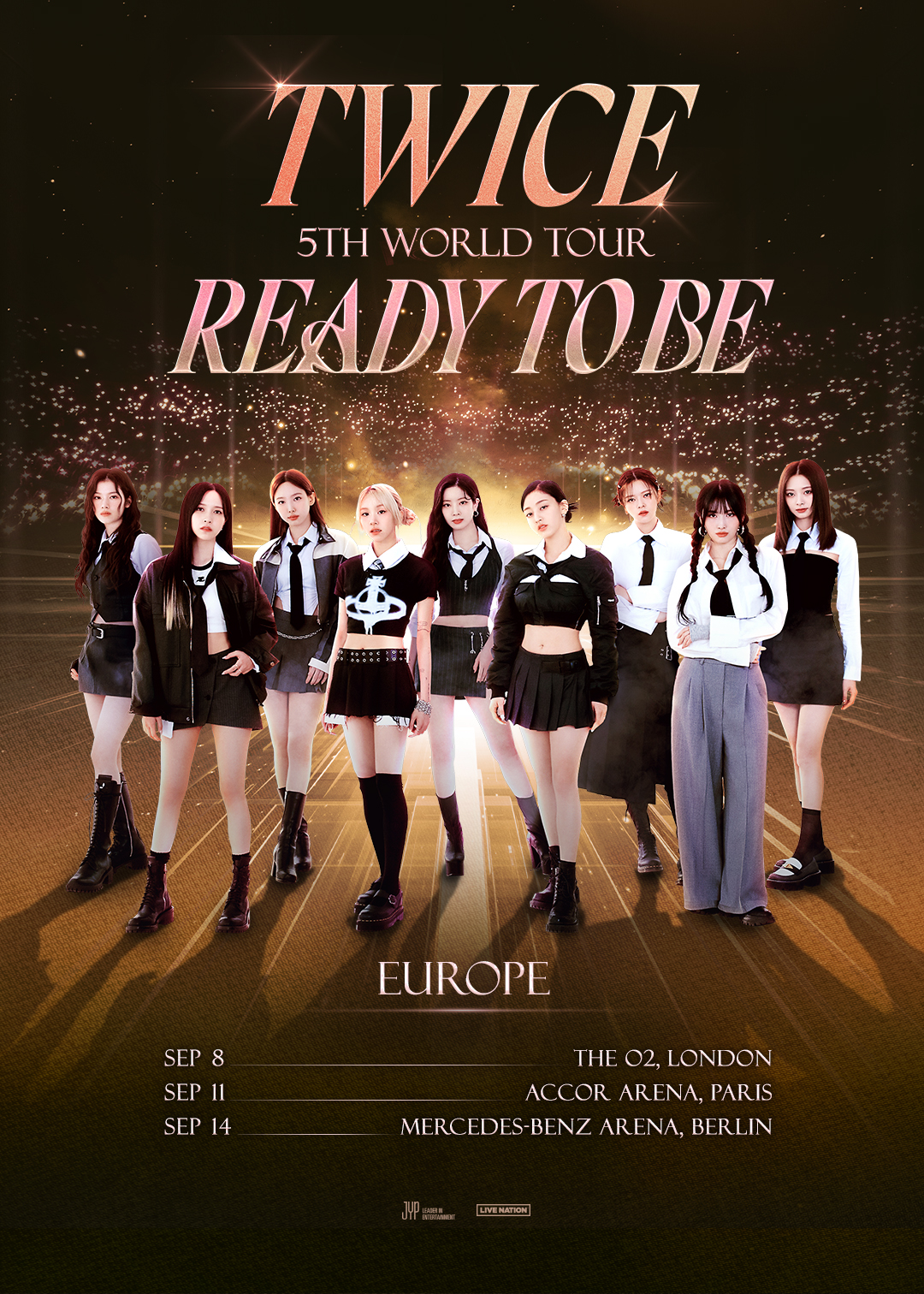 Live Nation Kpop on X: TWICE 5TH WORLD TOUR 'READY TO BE' IN