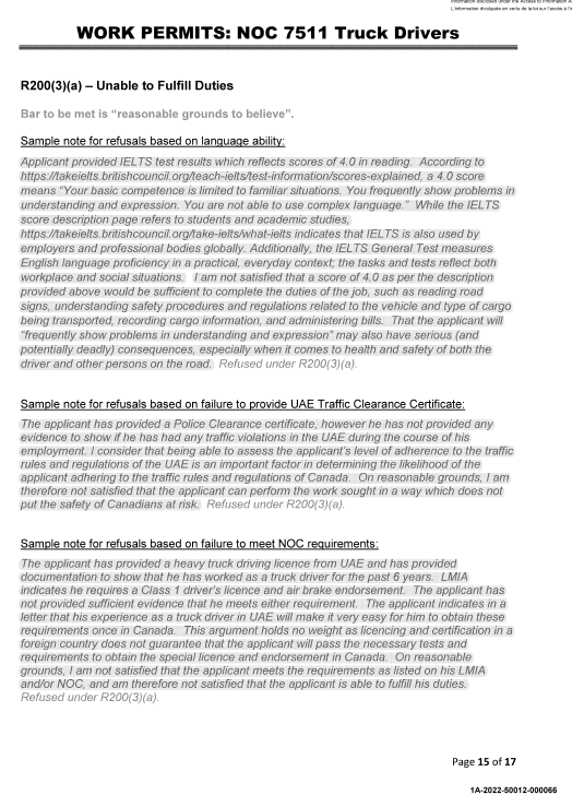 smeurrens's tweet photo. I have posted on my blog several IRCC Standard Operating Procedures used at the Canadian visa office in New Delhi, current to April 12, 2022.

Amongst other things, the documents show that there is a requirement at the Canadian visa office in New Delhi that caregivers, truckdrivers and regulated manual professions (including carpenters, plumbers and electricians) have  "IELTS around 5." 

https://t.co/6Ubg7am5yn