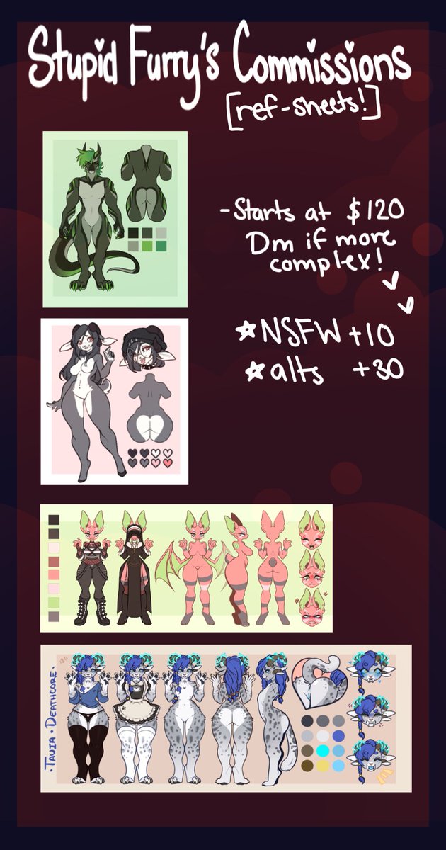 FurryxXstupid's tweet photo. ✨️COMMISSIONS ARE NOW OPEN✨️
I'm open for these bbs again! Send me a dm if interested!! https://t.co/IUzpmVgeo6