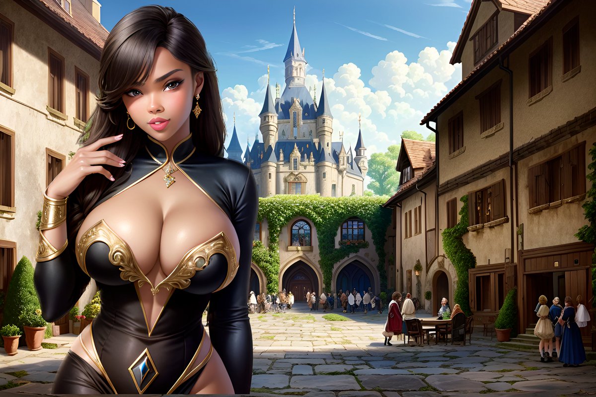GPlexusAI's tweet photo. "Quick, follow me into the Castle! I have a very urgent mission for you!"

#AIArtworks #AIart #AIイラスト #stablediffusion #AIArtCommuity #aiwaifus #LSES https://t.co/7zxzdW5gSZ