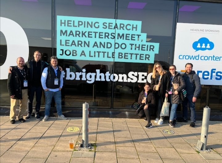 Thank u <a href="/brightonseo/">brightonSEO</a> for giving me inspiration and anticipation about what the future holds. So many opportunities and so much potential in the SEO industry and i am all in😊 Special thanks to my beautiful SEO Greek team <a href="/nickventouris/">Nick Ventouris 🔍</a> <a href="/Eleftheriou_L/">Eleftheriou Lefteris</a> @vasilikikokm @ALKyriakou