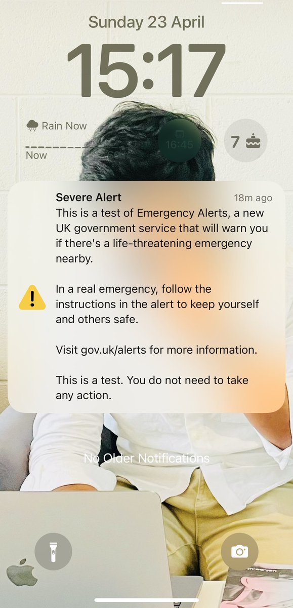 bhumireddy01's tweet photo. Just got the emergency alert test beep on my phone for the new UK govt service & it's concerning. Not sure if they're expecting something and preparing us for the worst. Hoping for the best but staying alert! #UKAlert #emergencyalert @RishiSunak @GOVUK #SafetyFirst #AlertSystem https://t.co/zz94Tm55fg