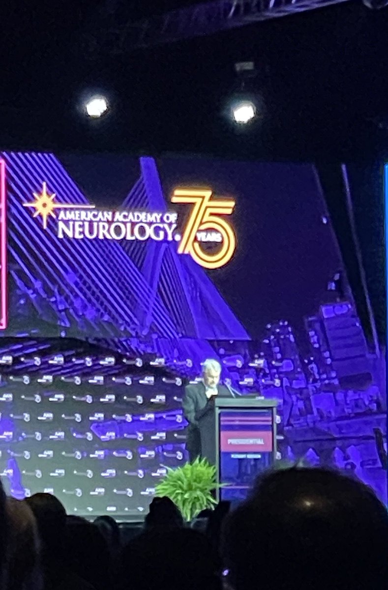 One of the pioneers of #globalneurology and an amazing educator! #AANAM @AANmember 🌎🧠