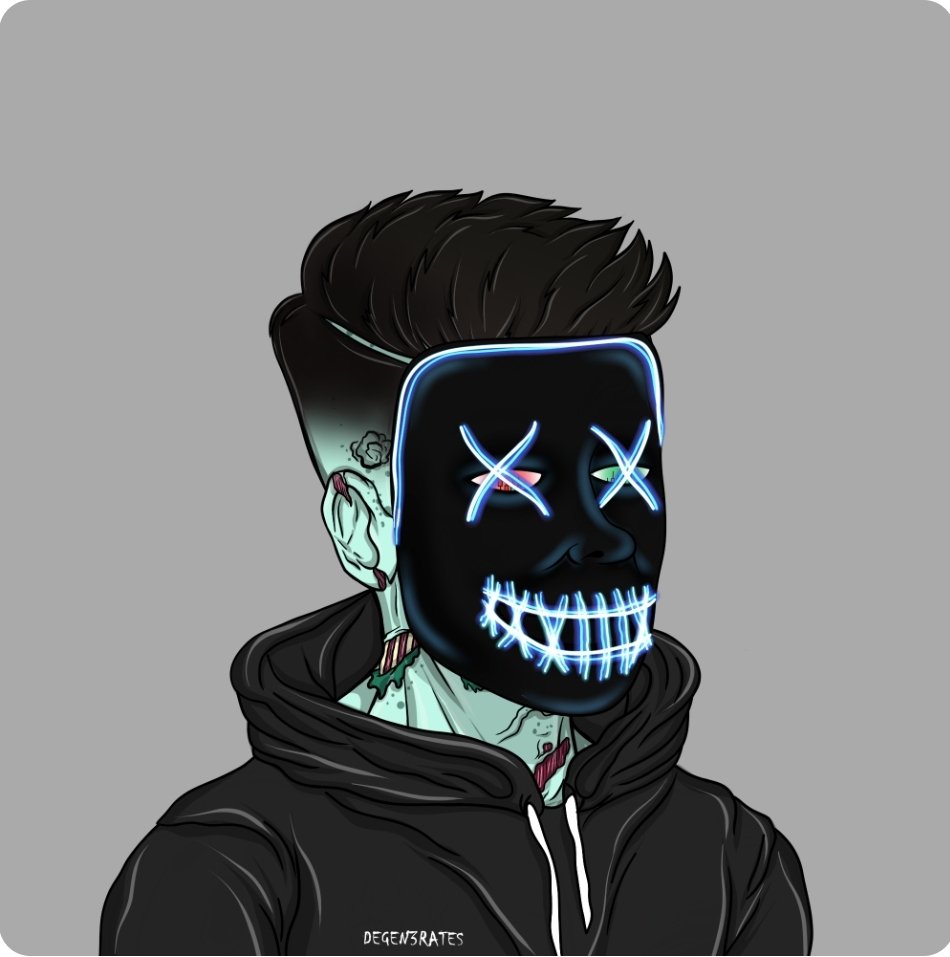 801NFT_adamdkh's tweet photo. Gave away 10 @DEGEN3RATES, so had to mint another 10
Loving this pull from the #MINTfactory
#zombie
#bearandbull eyes
#purge mask
#hoodieblack
#RafflePass #NFTCommunity #UtilityNFT #DEGEN3RATE4LIFE https://t.co/2CB96Lk1RS