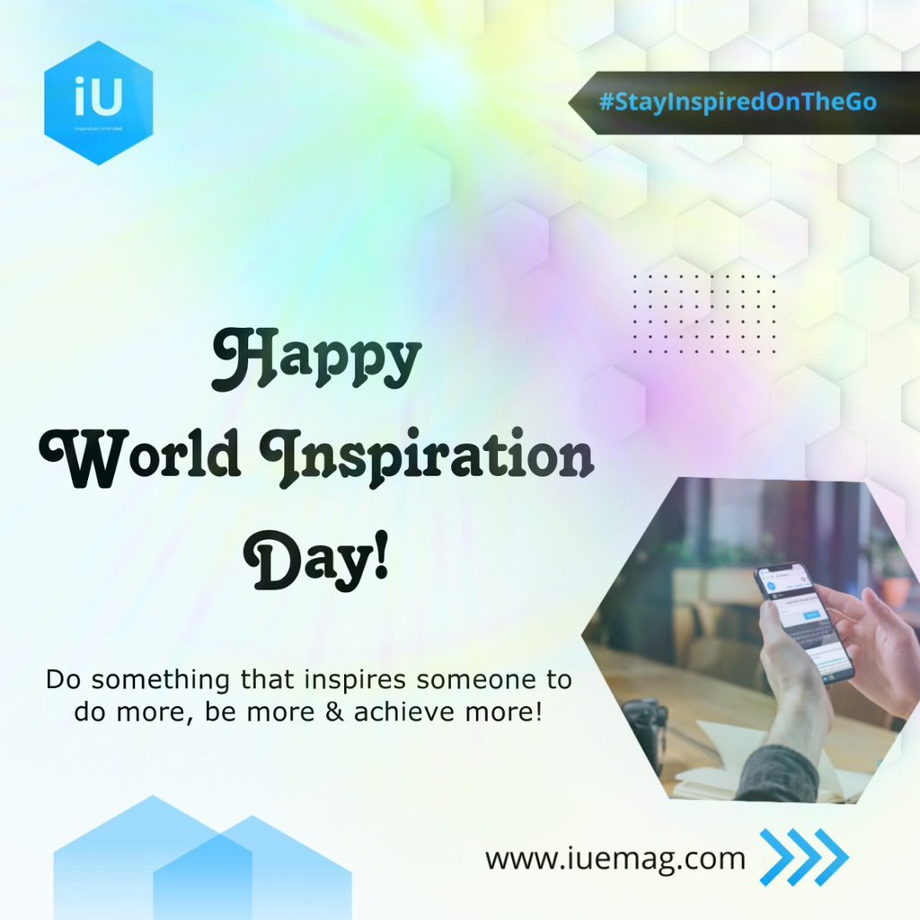 Happy World Inspiration Day to all of you!