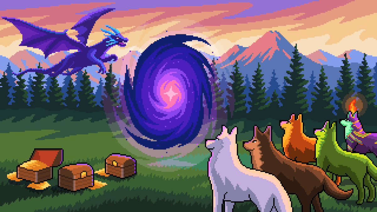 MoonrunnersNFT's tweet photo. “Our champions unlock the treasure within,
Moonrunners and their soon to be Dragonhorde kin
Together it can be paired with land and field,
Moonrunners 2.0, a time to sow &amp; a time for yield.” https://t.co/7NnvHCJgFe