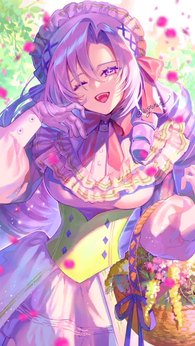 春なお嬢様ですわ〜〜〜 #サロメ百万展 