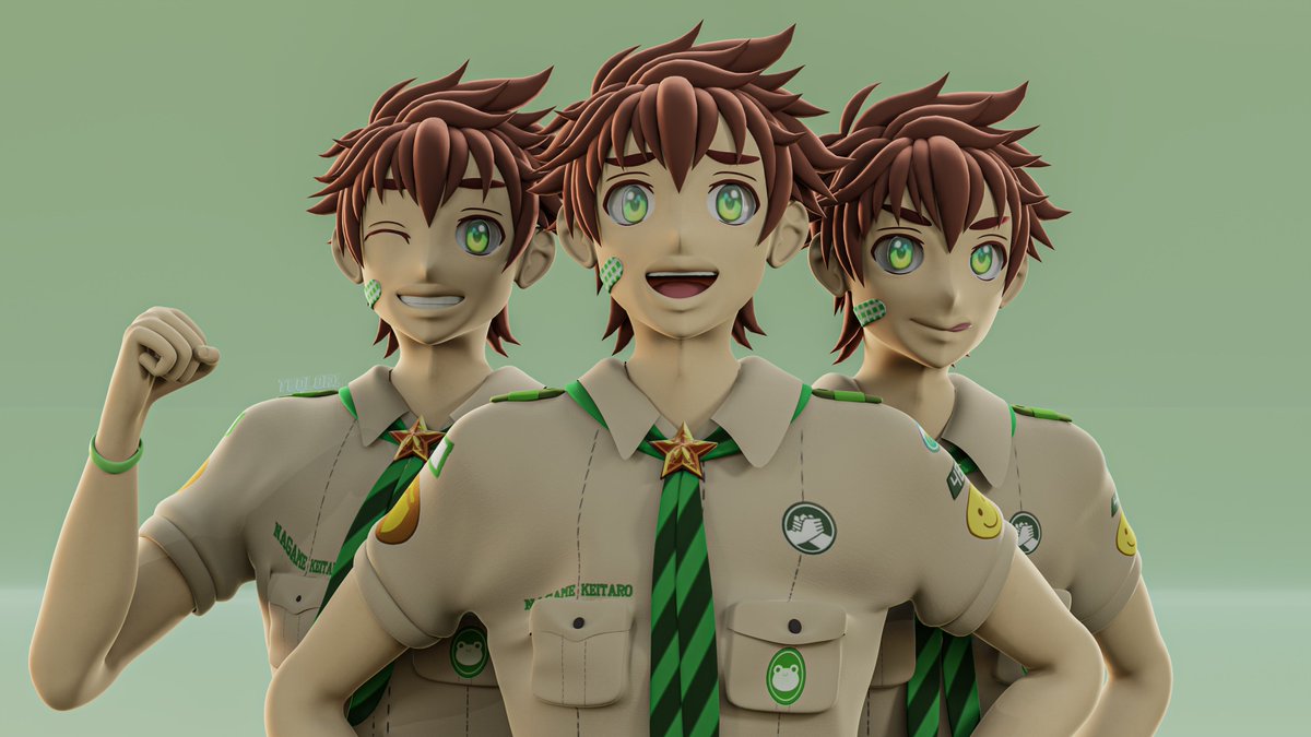 Teqlor111's tweet photo. Keitaro Nagame, full version in 3D!!

#BLitsGames #KeitaroNagame #CampBuddy #BLits https://t.co/0Tuaxsp5ev