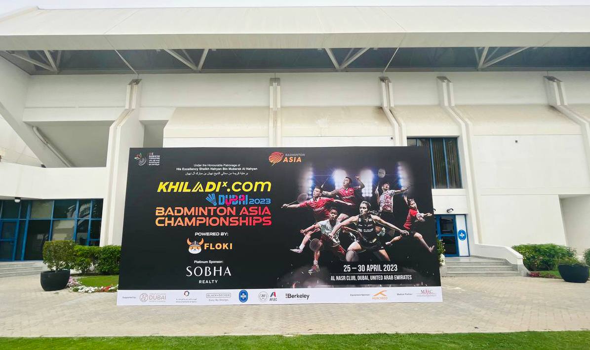 FLOKI's tweet photo. The 2023 Badminton Asia Championship is just around the corner, from April 25-30 in Dubai, UAE at the Sheikh Rashid Bin Hamdan Indoor Hall. 

Powered by #FLOKI, its set to introduce the $FLOKI brand to 600+ million households in Asia.

Buy tickets here:
https://t.co/VVNuSY24a8 https://t.co/yD3nNUItvI