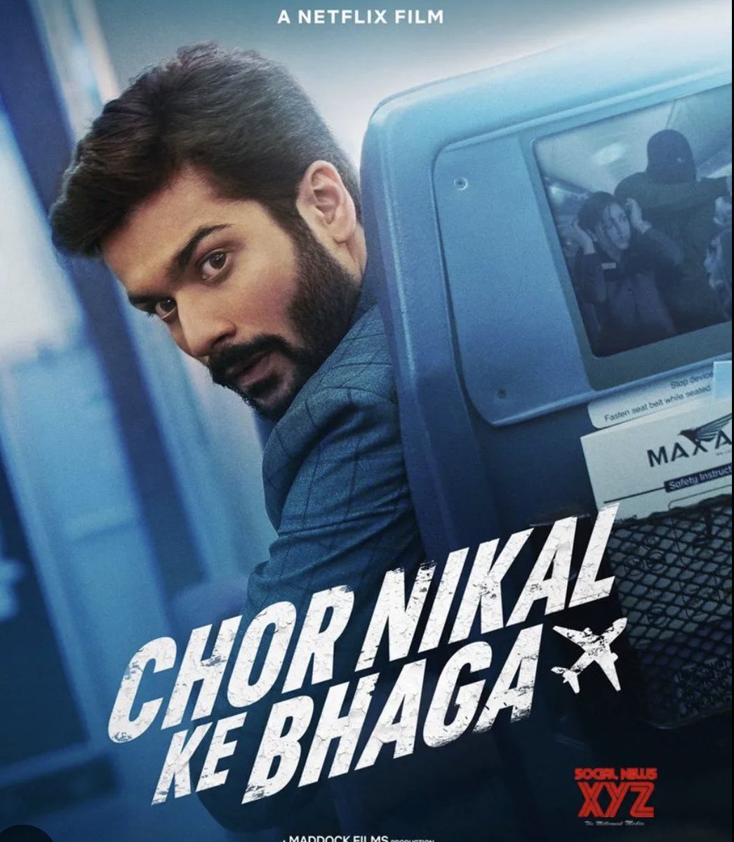 ConsultantMovie's tweet photo. Thriller starts off slow and generic for the first half, but really picks up in the 2nd half and becomes very engaging and well made after a poor start. Verdict: B- #ChorNikalKeBhaga #netflix #maddock https://t.co/XO2WcfGHCv