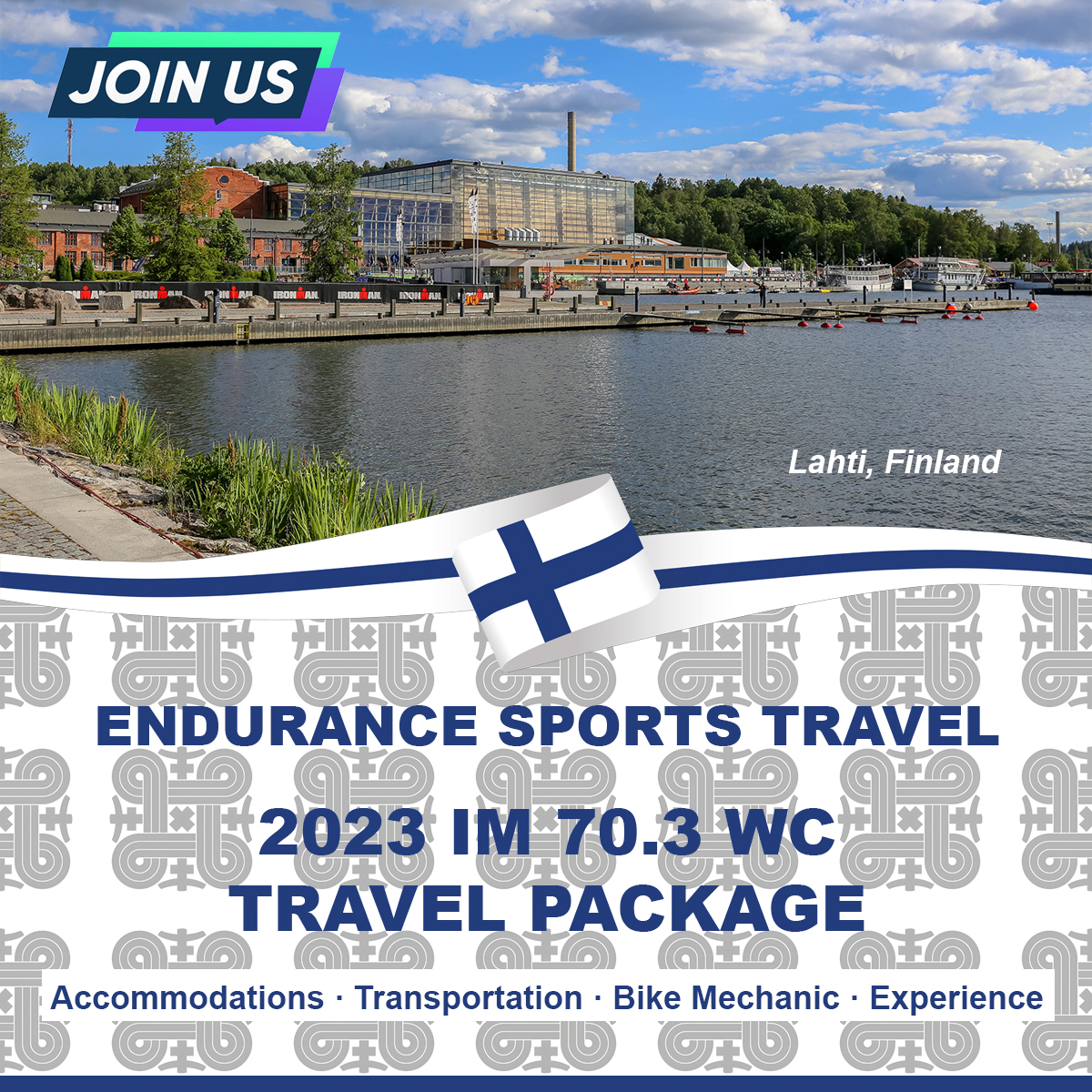 gowithEST's tweet image. We still have rooms available for our Nordic trip to the 2023 IRONMNA 70.3 World Championship race in Lahti, Finland.
bit.ly/im703wclahti
#triathlon #ironman703wc #swimbikerun