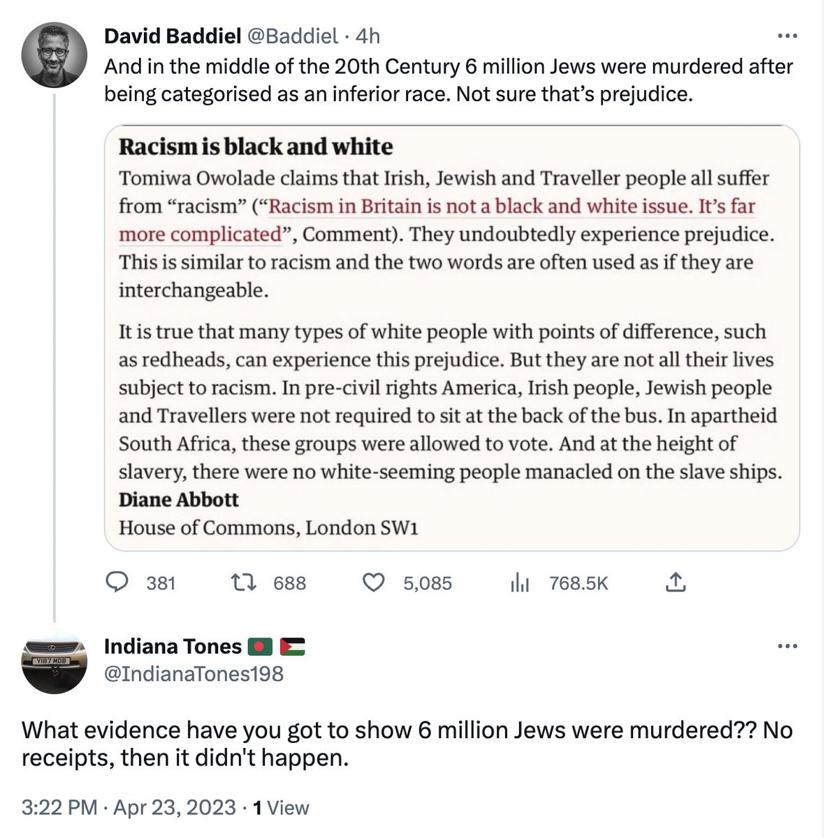 Obviously a bot/troll, but my, this shit is wearisome.