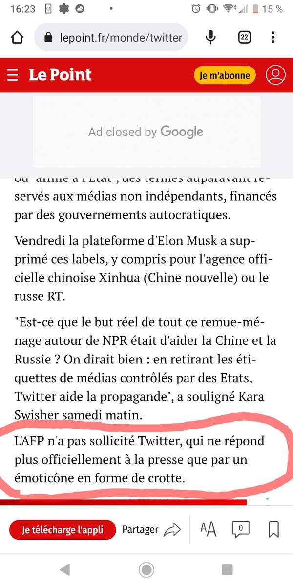 Thibaud_Ochem's tweet image. @TwitterFrance @Twitter et @elonmusk vous êtes totalement pathétiques. Vivement que #Twitter chute en bourse et soit racheté par quelqu'un qui a plus de maturité qu'un enfant de 5 ans. #twittercollapse #ElonMuskIsAgiantTurd