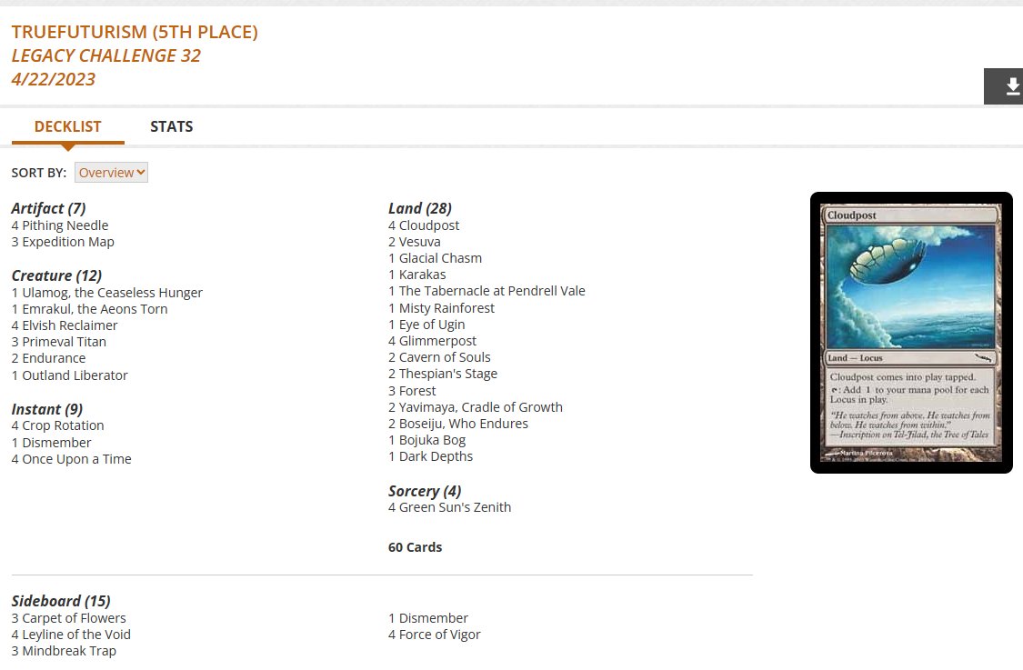 Robert Taylor🔥🔜MagicCon Minneapolis on Twitter "Legacy Challenge Top 8