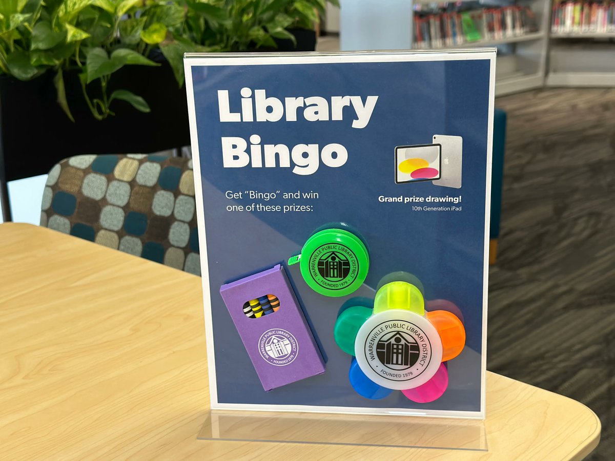 Warrenville Library tweet media