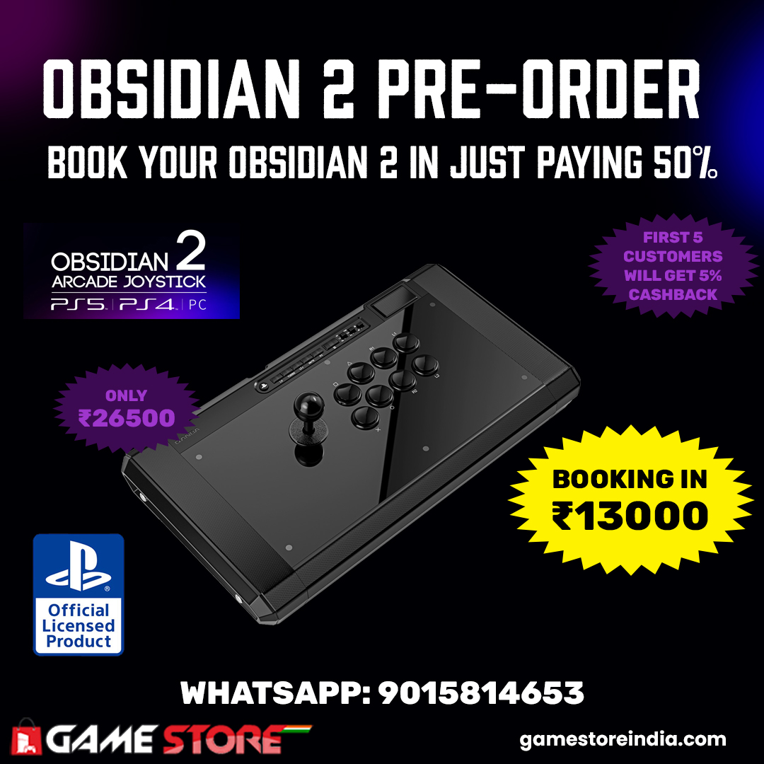 gamestoreind's tweet photo. Pre Order Qanba PS5 arcade sticks
WhatsApp now at 9015814653
Visit: https://t.co/uOBE9MbAU7
#qanba #gamestoreindia https://t.co/PZFunWSJav