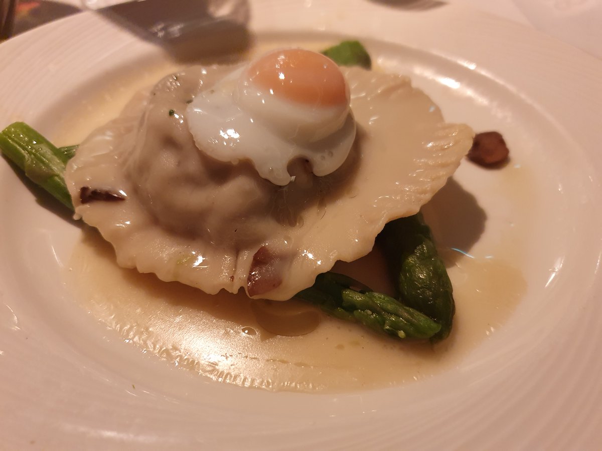 AnchorsAweighJH's tweet photo. Great food at The Chef's Table, Celebration Night onboard Iona. Tian of Atlantic Shrimp, Homemade Porcini Mushroom &amp; Roasted Garlic Ravioli.
@pandocruises #iona #thechefstable @mpwgroup #cruises #travelblogger #blog #anchorsaweigh https://t.co/3HGlw8hV8M