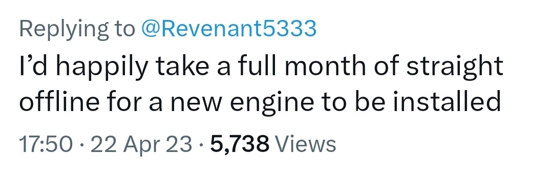 ShakaInc's tweet photo. As an industry, we really need to do a better job at educating players just exactly what a game engine is, so we stop seeing takes like this. https://t.co/hay9RiW1bv