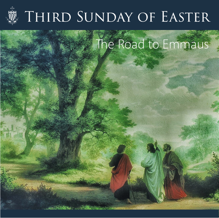 ABDiocese's tweet photo. This third Sunday of Easter, we hear how Jesus appears to two of his disciples on the Road to Emmaus. If went on a walk with Jesus - what would you ask him? What might he say to you? Spend some time in prayer, trying to become aware of His presence. #StillEaster https://t.co/BFjJuPyDn2