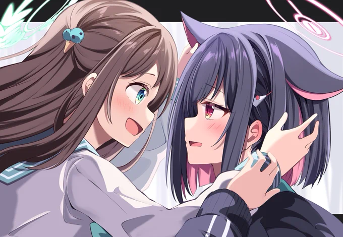 カズサの耳を触りたい放課後スイーツ部の皆さん #ブルアカ