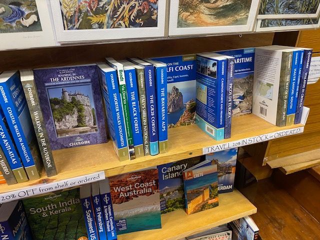 'Spotted in the wild', an amazing selection of international guidebooks at Picture Book in Leek! Time to start planning your next adventure! #TravelInspiration #AdventureTime #LeekFinds