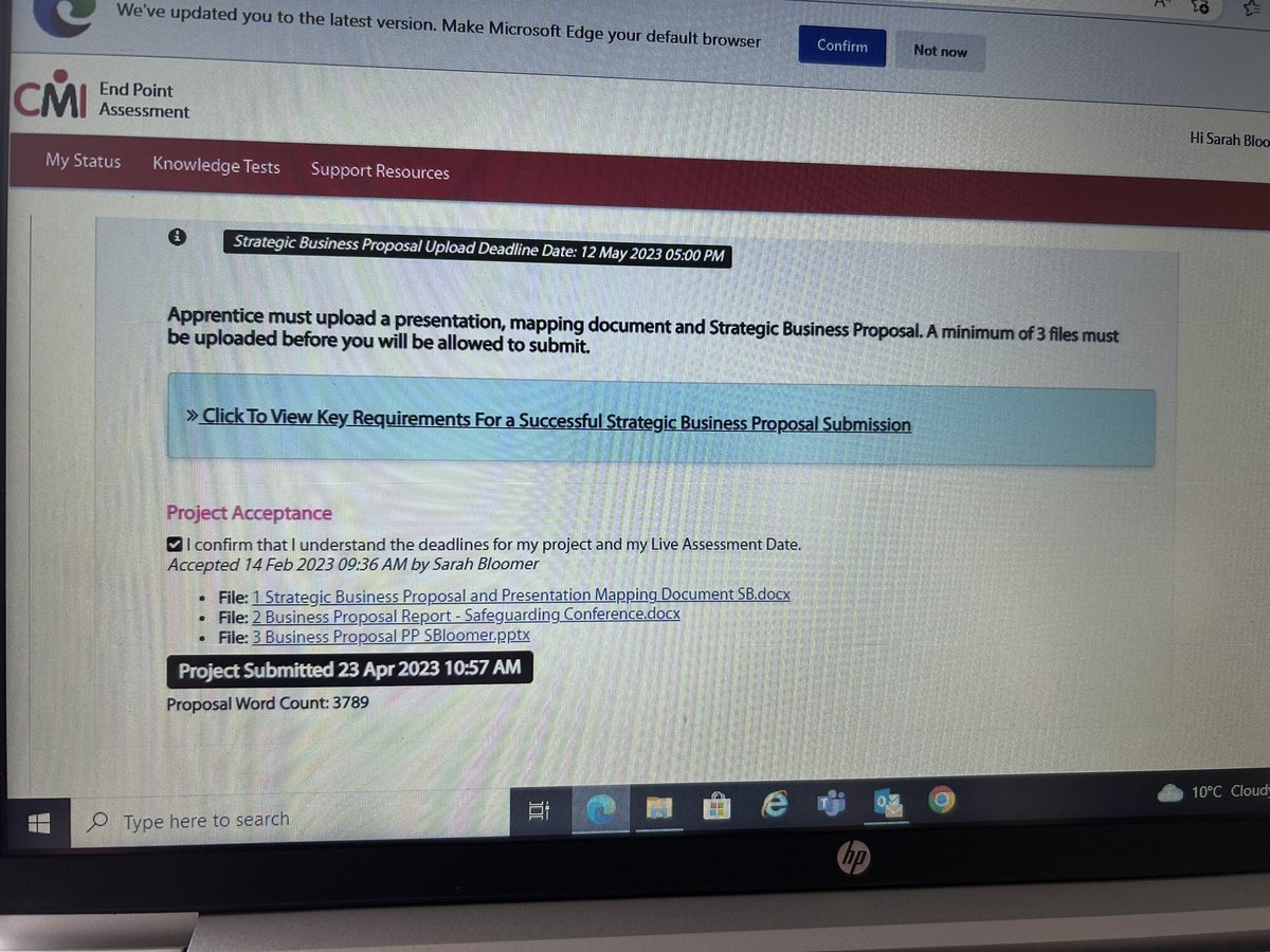 TrustSafeguard's tweet image. It’s all getting real #ourNCEjourney #endpointassessment