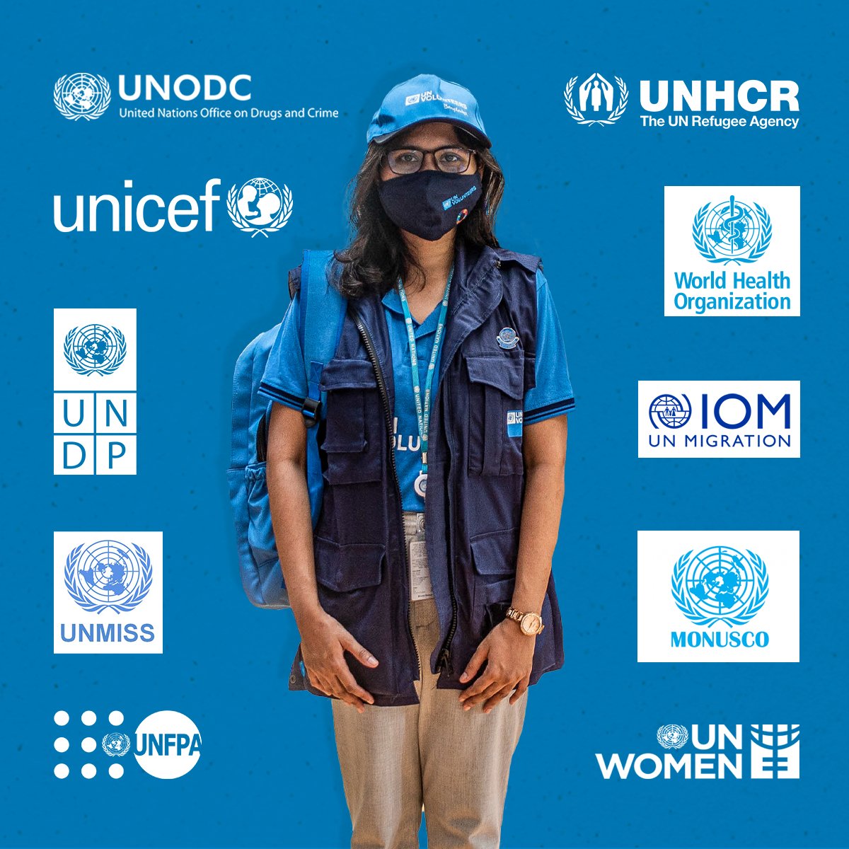 UNVolunteers's tweet photo. UN #Volunteers are an integral part of the #UnitedNations, leaving their mark in all areas of the @UN's work: https://t.co/7cCRu2c2Ve
From protecting #HumanRights to supporting #ClimateAction, they serve UN agencies worldwide🌎🌍🌏 https://t.co/LKyEoKI8BZ