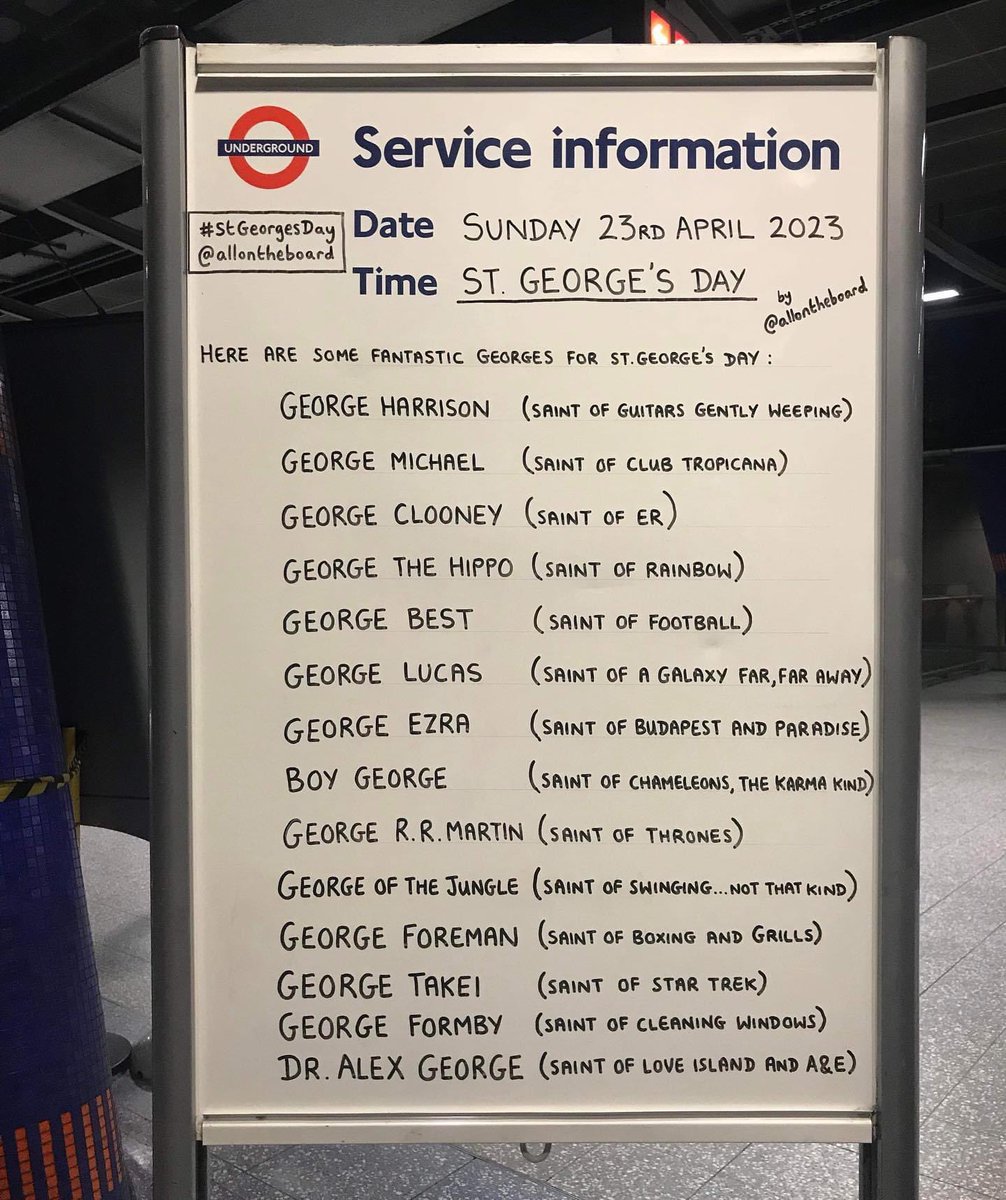 Lizpearson78's tweet photo. Happy St George‘s day. @GeorgeTakei - Saint of Star Trek! https://t.co/rWLLU6nIRI