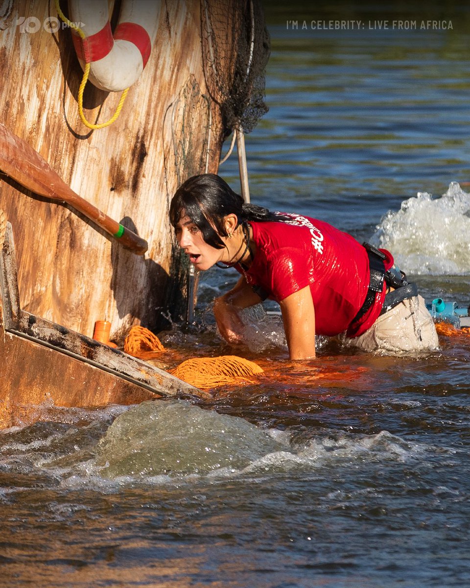 ImACelebrityAU's tweet photo. Aesha took going "below deck" to a whole new level in this trial! 😂 #ImACelebrityAU https://t.co/Ky3aowGwN6