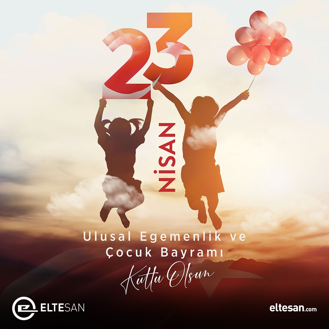 eltesan's tweet photo. 23 Nisan Ulusal Egemenlik ve Çocuk Bayramımız Kutlu Olsun
#23nisan #ulusalegemenlikvecocukbayrami #eltesan https://t.co/A3nuHX4cRY